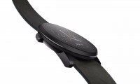  Đồng hồ thông minh Pebble Time Round Đen (Dây da 20mm Đen)